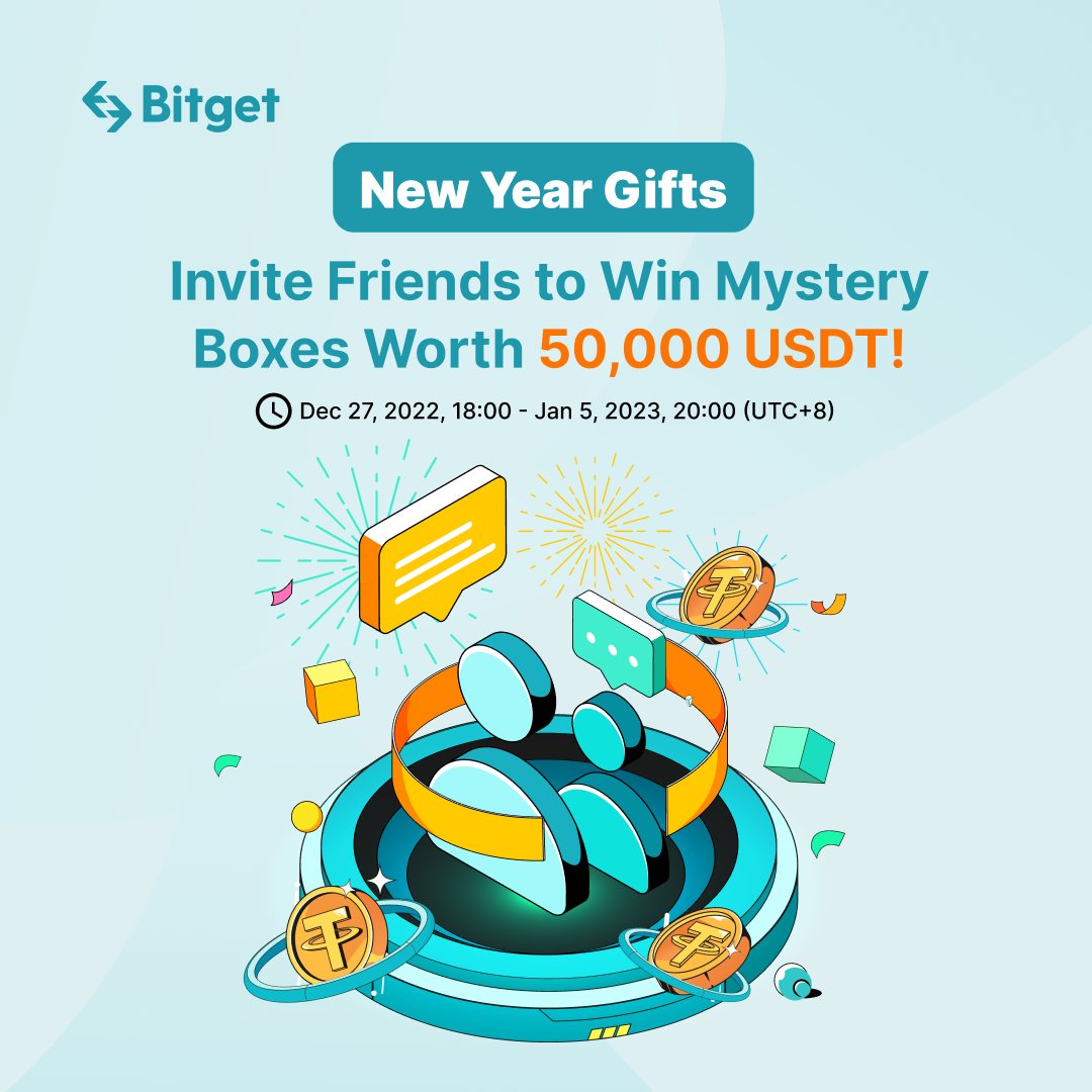 🎊 To kick off the #NewYear, we're giving away a mystery box worth 50,000 $USDT! 

💰 Join us and get a chance to win some amazing prizes! 

🎁 bitget.com/en/support/art…

Share the event poster and claim your share from a $BGB prize pool worth 10,000 $USDT

#MysteryBox #Giveaway 🎉