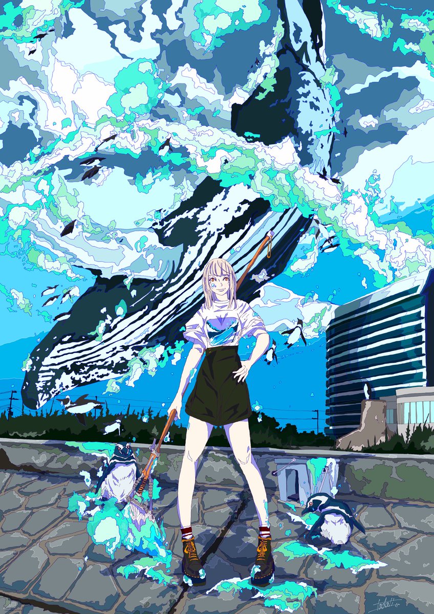 「空をつくりたくなかった。 」|ただちしゅんたのイラスト
