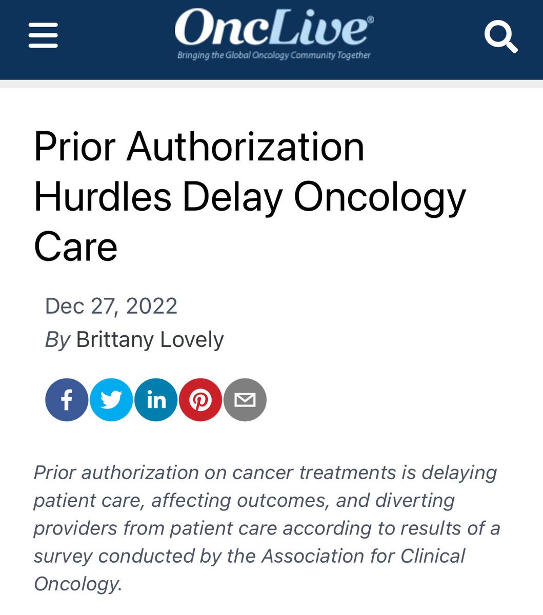 Serenus.AI (serenusai.com) presents the first and patented clinically objective, AI-based, automated case-by-case review system to improve the utilization and prior authorization processes before medical procedures and treatments. 
onclive.com/view/prior-aut…