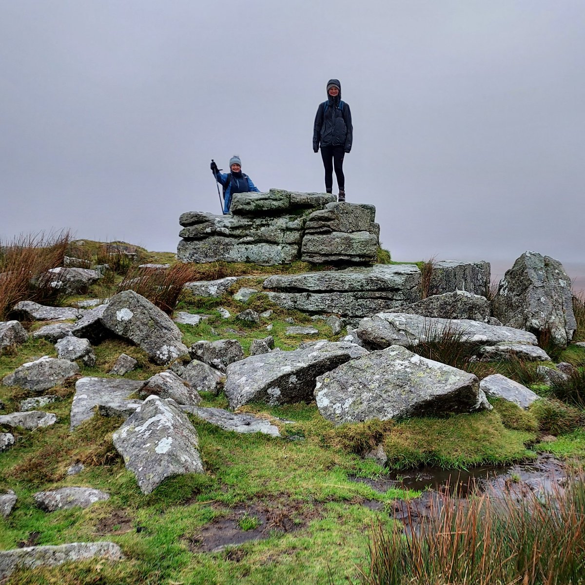timdiss's tweet photo. Very wet at Cramber Tor yesterday. #Devon #Dartmoor #torsofdartmoor https://t.co/v0hJYzTcEf