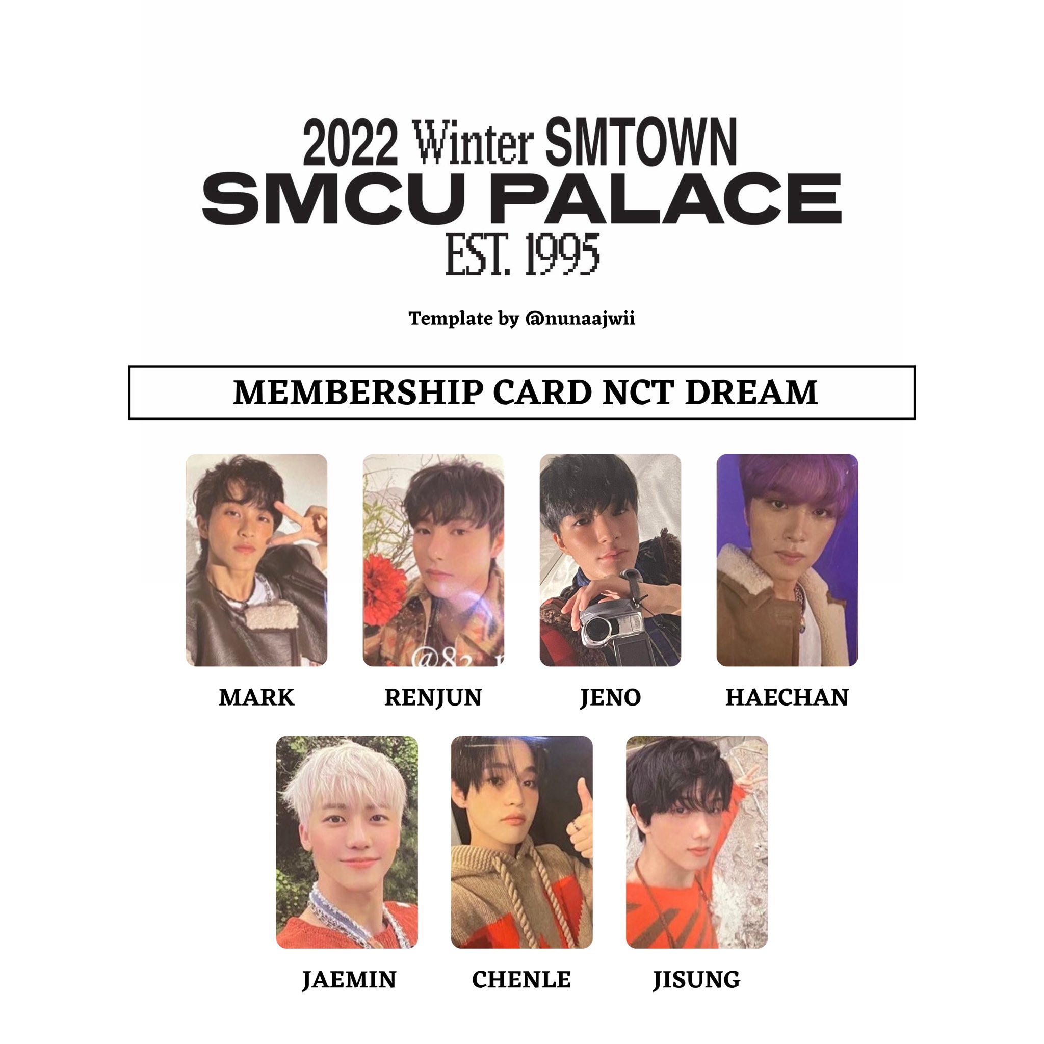 再×14入荷 SMCU マーク ポストカード&トレカ NCT DREAM - 通販