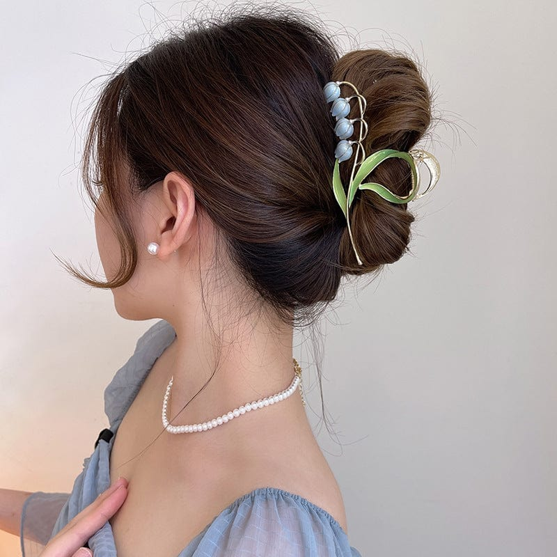 lily of the valley claw clip