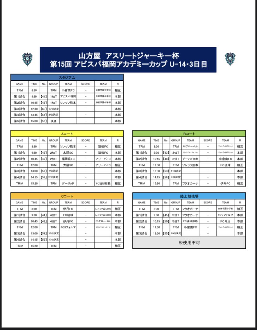 アビスパ福岡アカデミー Avispaf Ac Twitter アビスパ福岡アカデミー Avispaf Ac Twitter