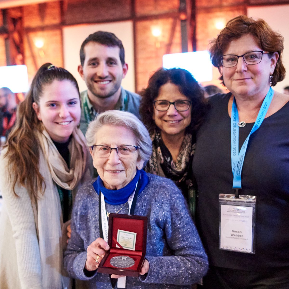 ABMFusa's tweet photo. June 28, 1935 | Ruth Webber, a Polish Jew, was born in Ostrowiec.  

In August 1944, she was deported to #Auschwitz. Her father, grandparents, and 35 family members were murdered. 

Ruth survived, and today is her 88th birthday. Please join us in wishing her a wonderful day! https://t.co/t0e1RUxpSa