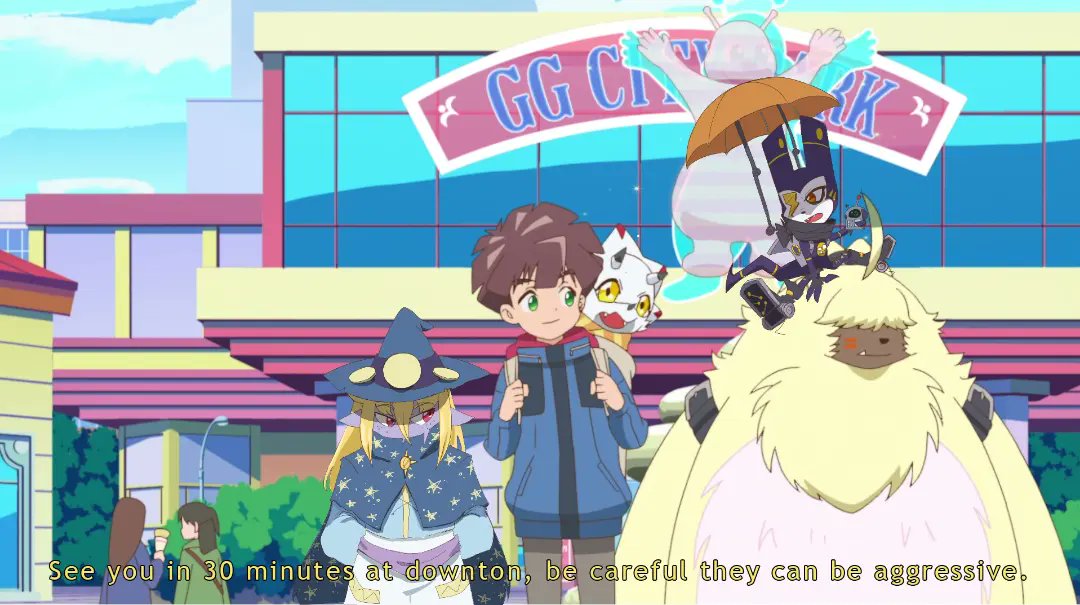 tsuki_dany's tweet photo. Un pequeño edit que hicimos con @Fluffys_Cloudy !! Con nuestros fan characters de nuestros digimons favoritos: Wizardmon e Impmon ✨

#Digimon #DigimonGhostGame #edit #fanart #fancharacter #fanoc #digimonfanart https://t.co/mVnlsxXZVq