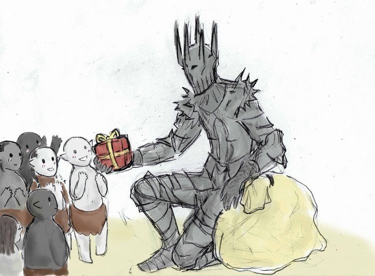 Don’t you just wonder what gifts he gives?