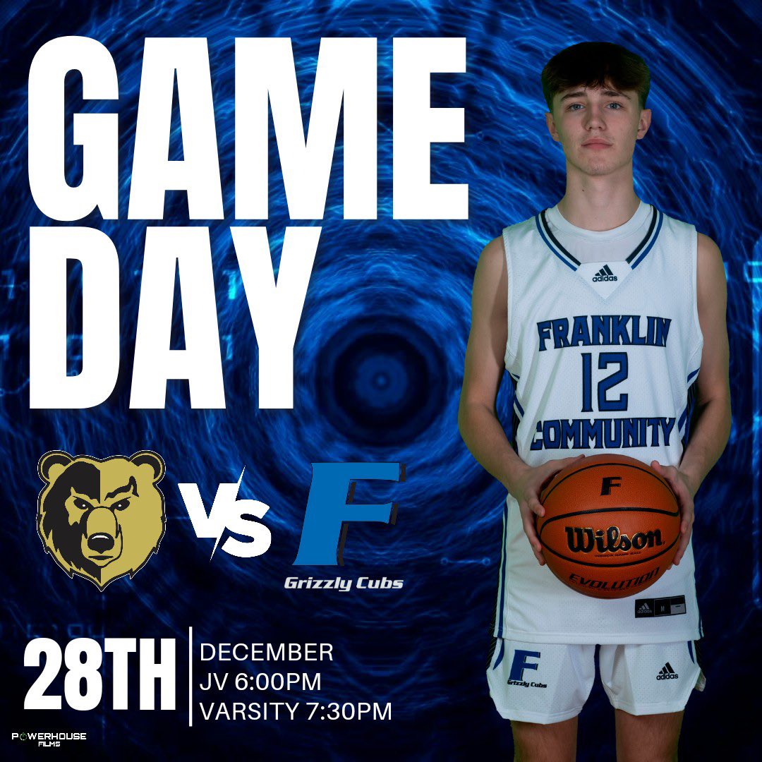 And….just like that the Grizzly Cubs are back in action as we look to get back on track at Home tonight Vs Shelbyville. #GameDay #BecomeAChampion #NewBlue #WeAreFranklin