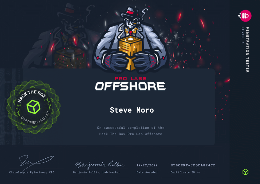 CyberGuardeum's tweet photo. Highly recommend this Pro Lab for anyone that wants to sharpen their AD penetration testing skills.  

https://t.co/HlAs9iiReA https://t.co/2ZzEFKZQAI