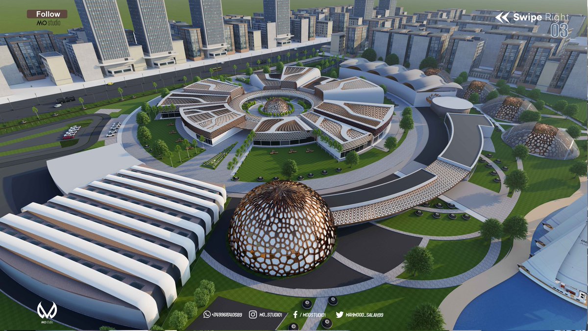 Mahmood_salah99's tweet photo. New project : Musem Design✨

📌الموقع : الخرطوم - جزيره توتي.
بقية المشروع في الثريد ..
Software Used:  #3Ds_Max2022 #Revit_2021 #V_Ray5 #Photoshop #Lumion #Premiere . https://t.co/dncp384XeD