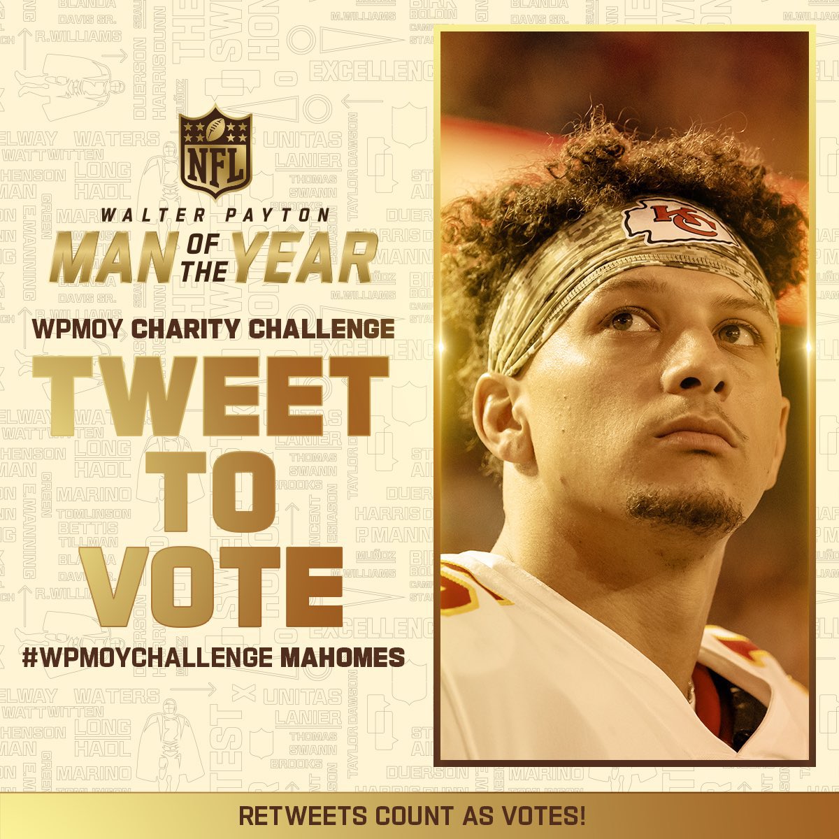 drhat87's tweet photo. The Kingdom has to come through for our King. Retweet like your life depends on it. #ChiefsKingdom #MVPat #WPMOYChallenge    + @PatrickMahomes https://t.co/ZxFFnQ6cTR