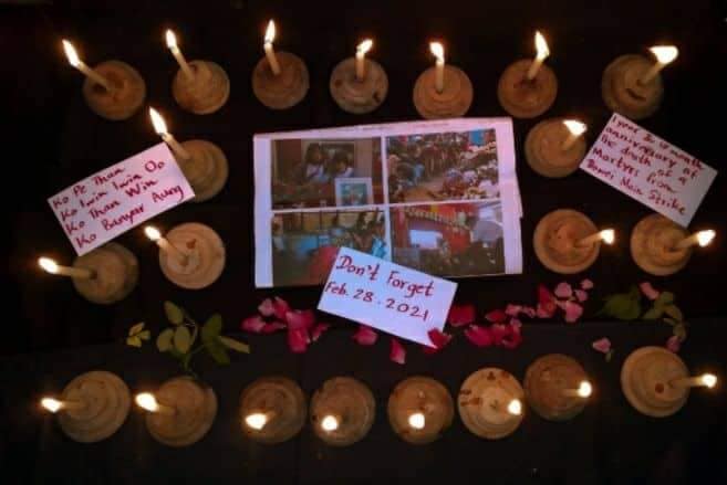 ထားဝယ်ပင်မသပိတ် ဖြိုခွင်းခံရပြီး ကျဆုံးခဲ့ရသည့် သူရဲကောင်း ၄ ဦး အတွက် ၁ နှစ် ၁၀ လပြည့်နေ့အဖြစ် ဆီမီးထွန်းသပိတ် ပြုလုပ်
Read more->yktnews.com/2022/12/%e1%80…