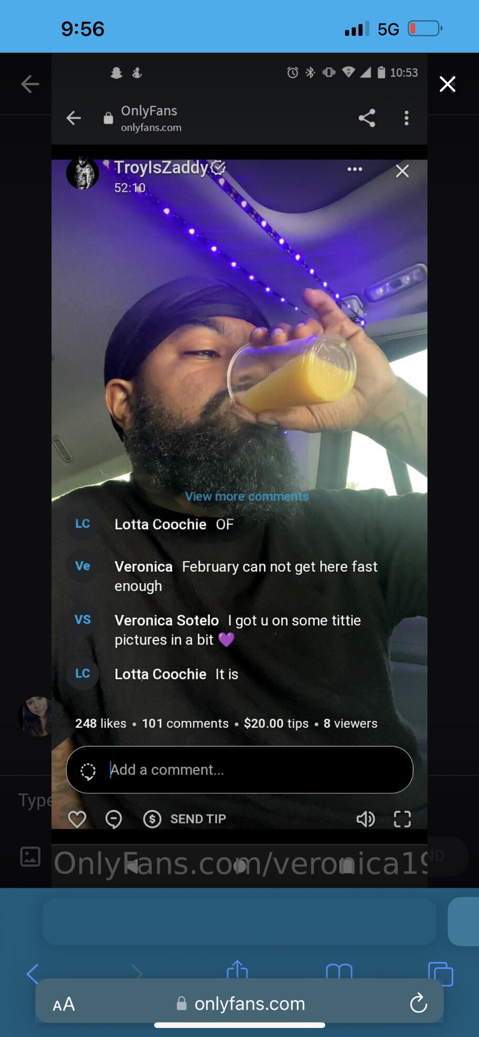 TroyisZaddy on Twitter "My live streams be lit on onlyfans. Going live