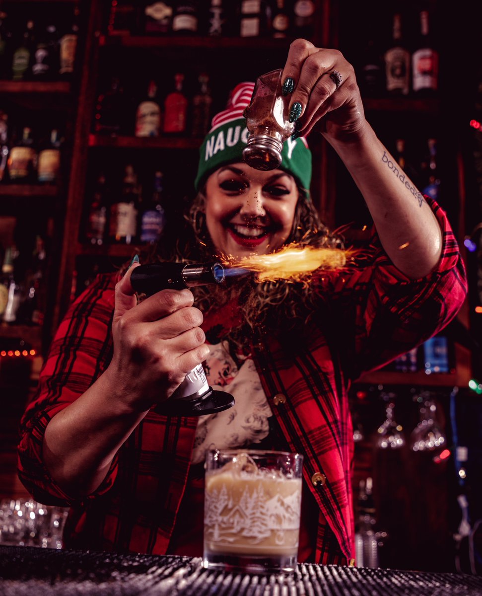 The cocktail for the man himself, Jack Skellington, The Pumpkin King.

THE PUMPKIN KING: crop spiced pumpkin vodka • galliano 
espresso • mint liqueur • pumpkin • condensed milk