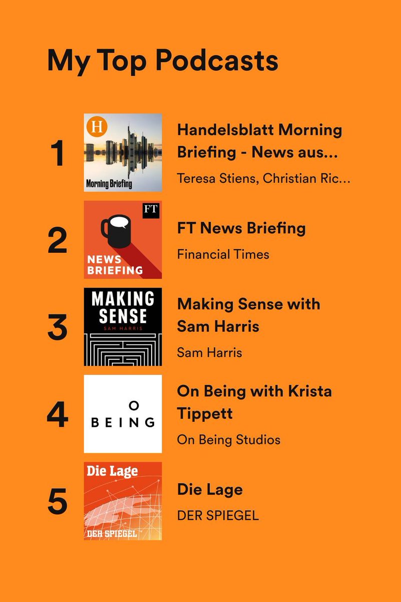 Books I have been able to complete this year. On being = my favourite podcast for the year