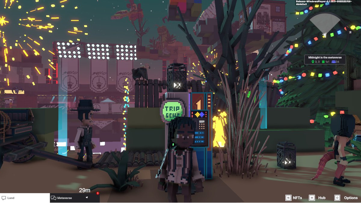 mastillo13245's tweet photo. @TheSandboxGame @steveaoki @TheOfficialA7X @suecothechild @ParisHilton @deadmau5 @blond_ish Celebrating the end of the year in @TheSandboxGame Metaverse! ✨🎇 https://t.co/i8Exy0pHKZ