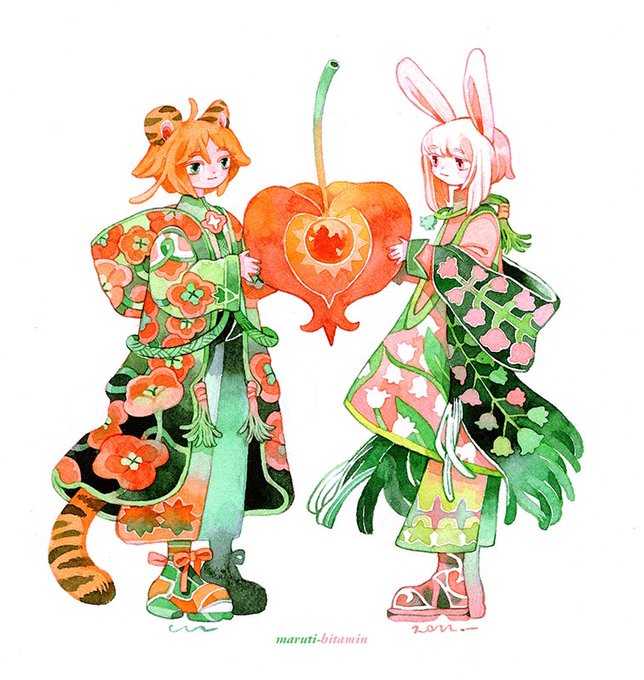 「japanese clothes tiger ears」 illustration images(Latest)