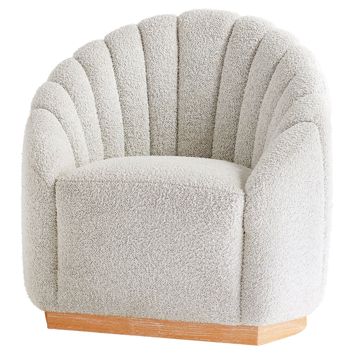 CyanDesignHome's tweet photo. Inspired by the sea, the Daria swivel chair gained its namesake from the shell-motif channel tufting on its front, sides, and back.
#CyanDesign #Swivel #Chair #AccentChair #Furniture #Shell #InteriorDesign #InteriorDesigner #Ocean #SeaShell #InteriorInspo #Oak #Oakwood #Boucle https://t.co/O8DnldIcXF