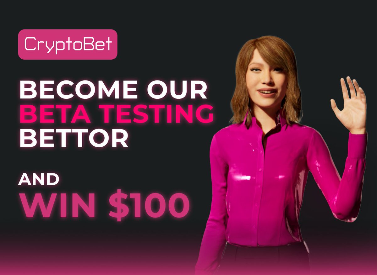 Become our beta testing bettor and win $100! 

Just register at link down below:
shorturl.at/xGMP4

#beta #testing #crypto #betting