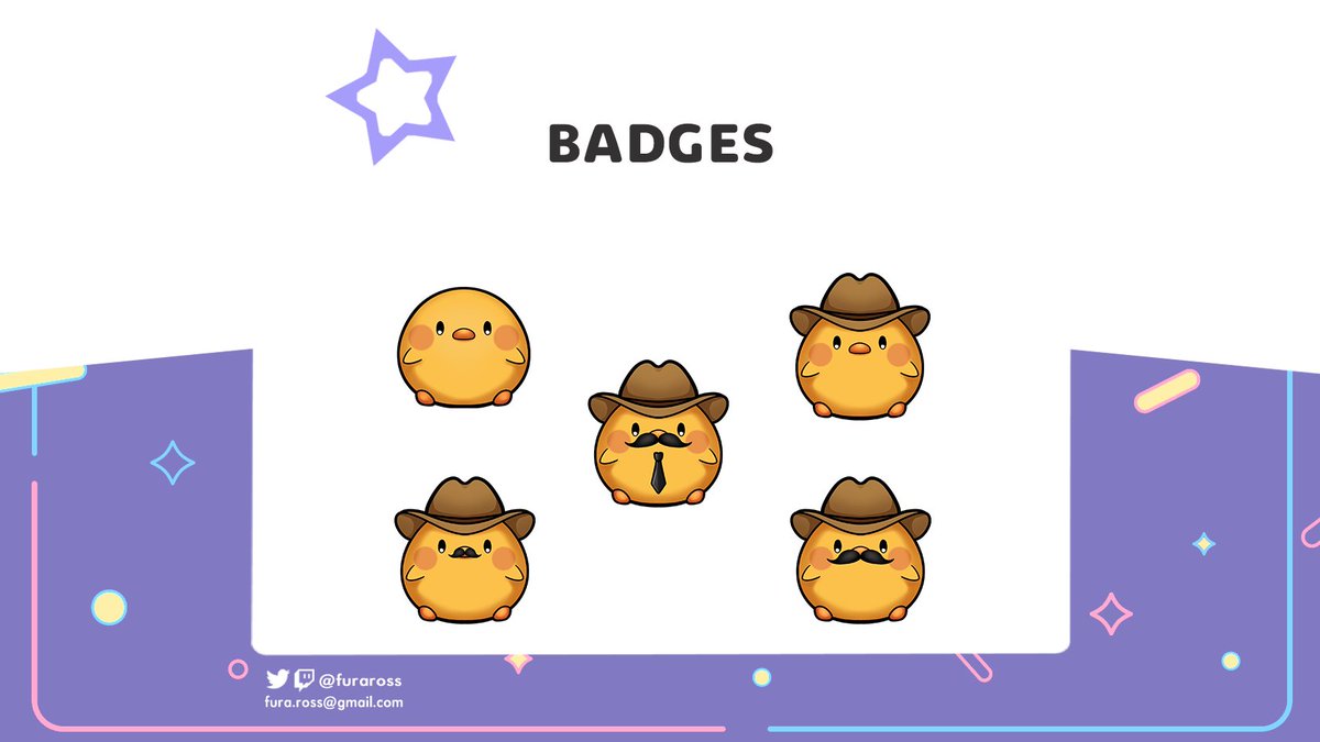 FuraRoss's tweet photo. ✨Badge Commission✨
Full custom Twitch badges
If you need some don't hesitate to contact me! ☺️
_____________________________________________________
#commissionsopen #Commission #streamcommission #stream https://t.co/aXSDvPBLta