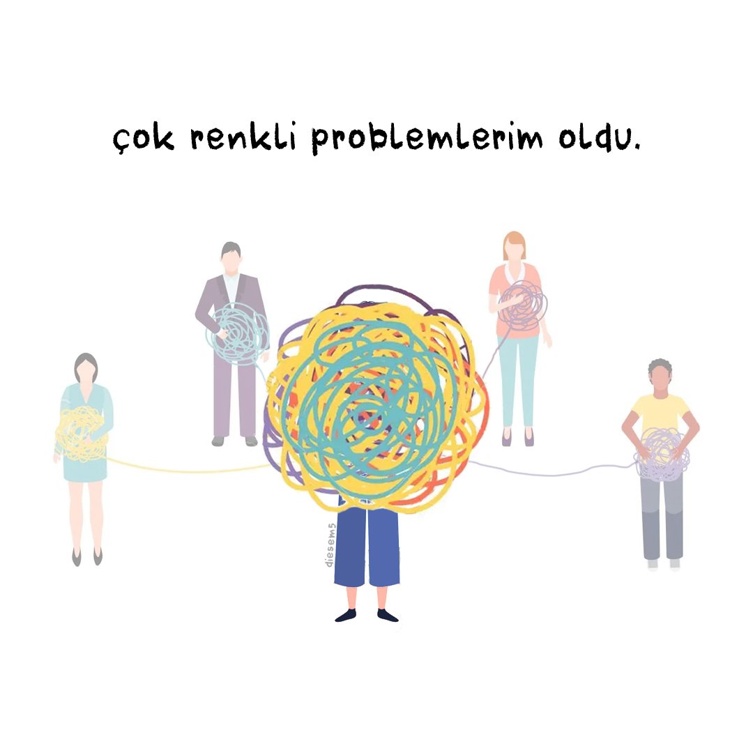 "renkli problemler"