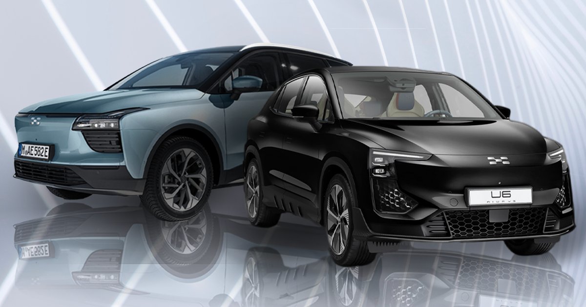 AiwaysFrance's tweet photo. Chez AIWAYS nous avons fait évoluer notre gamme de SUV avec l’arrivée du petit dernier. Le U6 est plus sportif et plus agressif que le U5, ils répondent tous les 2 à des besoins différents.
Quel est votre préféré ? 🤔
#Aiways #ElectricNative #design https://t.co/GUMUVK972g