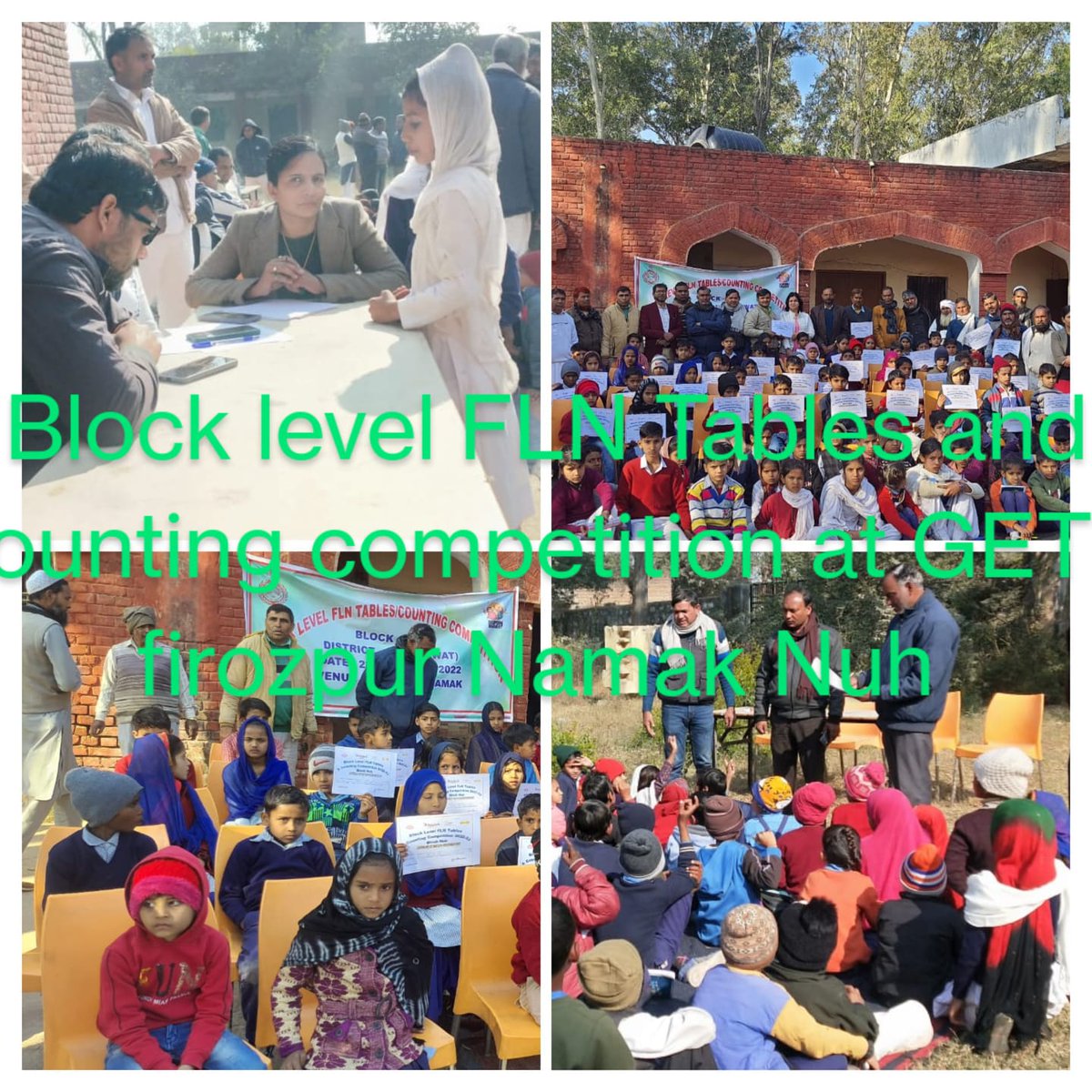 खंड नूंह की खंड स्तरीय पहाड़े और गिनती प्रतियोगिता संपन्न । BEO Abdul Majid,Block fln coordinator ABDUL WARIS  done a great job 
Guided &amp; motivated by DEEO NUH MUKESH KUMAR &amp; DISTRICT FLN COORDINATOR <a href="/Kusummalik77/">Kusum malik</a> 
<a href="/nipunharyana/">Nipun Haryana Mission</a> <a href="/EduMinOfIndia/">Ministry of Education</a> <a href="/cmohry/">CMO Haryana</a> <a href="/anilvijminister/">Anil Vij Minister Haryana, India</a> <a href="/dipro_nuh/">DIPRO NUH</a>