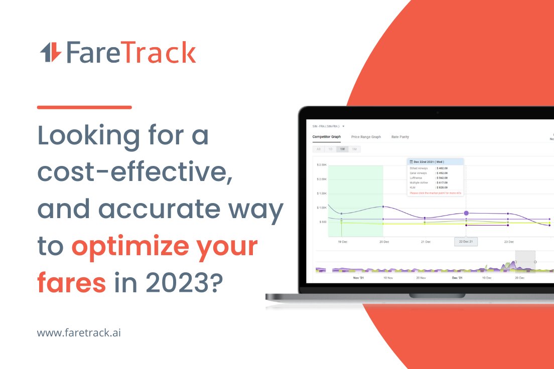 FareTrack's tweet photo. Before getting locked into lengthy and costly contracts, grab some time with the @FareTrack team to explore how we can help you optimize your rates most cost-effectively.
Book your demo today https://t.co/ed4HYhGc9G
#data #faretrack #airlines #revenue https://t.co/Ytxf1IsOnS