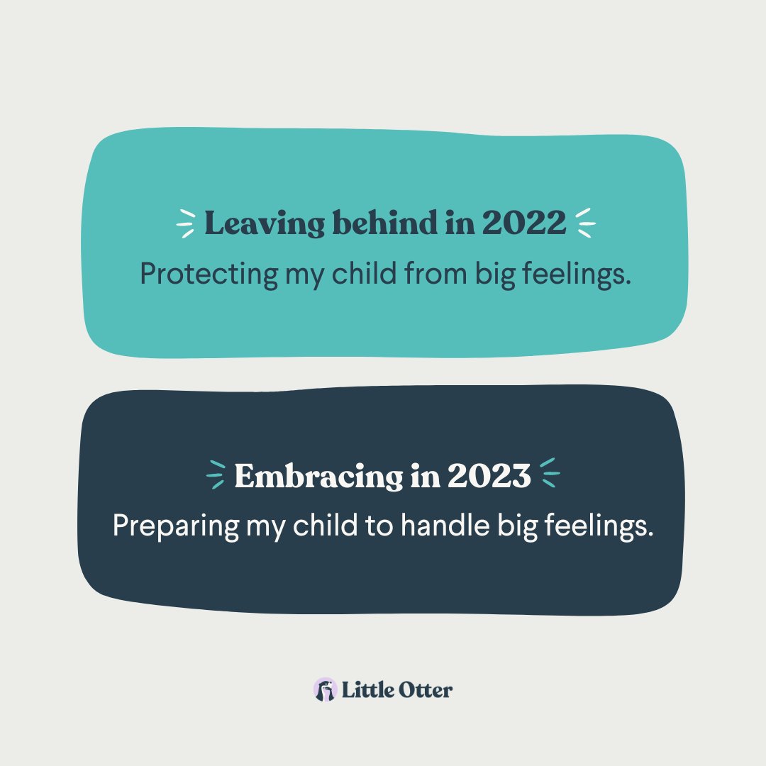 Instead of shielding our little ones, let’s PREPARE them by gifting them with the skills needed to manage big feelings and thrive throughout their lives.⁣ #ChildrensMentalHealth
⁣
Will you embrace this shift in 2023? ⁣✨