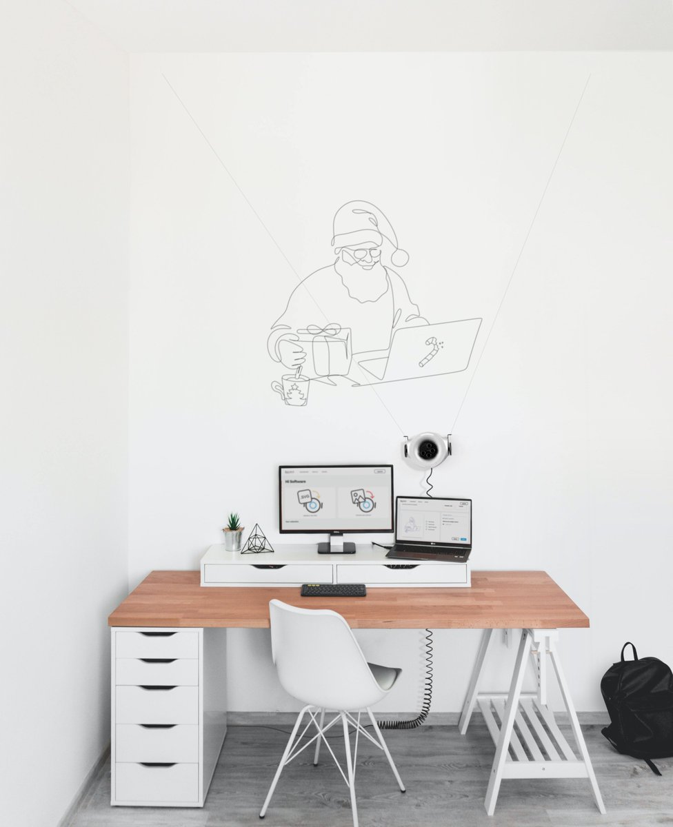 Scribit_Design's tweet image. Leave ever-changing artworks under the Xmas tree with Scribit🎄

#techgifts #techgiftsideas #tech2022 #plotter #setup #setupinspiration #scribit #DrawingRobot