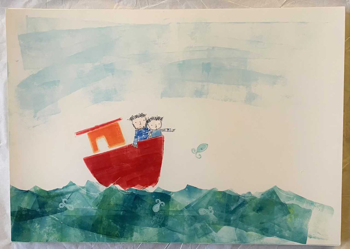 NLIreland's tweet photo. We're delighted to acquire these #drawings by @TatyanaFeeney. They are for the children's book 'Cillian agus an Rón' by Malachy Doyle, the story of a boy, and his friend, the #seal, who must rescue his father by striking a heartrending deal with the #Mermaid Queen. 🧜‍♀️ https://t.co/FoEetxQkr9