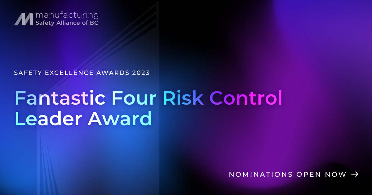 manusafebc's tweet image. Has your company implemented #leadingsolutions in three key manufacturing risk areas while demonstrating leadership in integrating a healthy #safetyculture with the #businessculture? Nominate your team for the Fantastic Four Risk Control Leader Award! ow.ly/OfbQ50M52mV