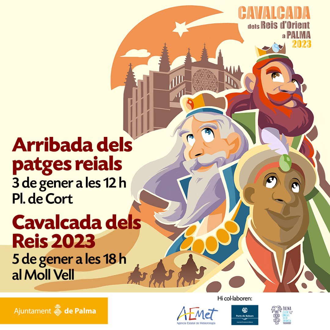 👑𝗖𝗔𝗕𝗔𝗟𝗚𝗔𝗧𝗔 𝟮𝟬𝟮𝟯👑
𝗘𝗹 𝗝𝘂𝗲𝘃𝗲𝘀 𝟬𝟱 𝗘𝗻𝗲𝗿𝗼 𝘃𝗼𝗹𝘃𝗲𝗿𝗲𝗺𝗼𝘀 𝗮 𝗱𝗲𝘀𝗳𝗶𝗹𝗮𝗿 𝗲𝗻 𝗹𝗮 𝗰𝗮𝗯𝗮𝗹𝗴𝗮𝘁𝗮 𝗱𝗲 𝗹𝗼𝘀 𝗥𝗘𝗬𝗘𝗦 𝗠𝗔𝗚𝗢𝗦!