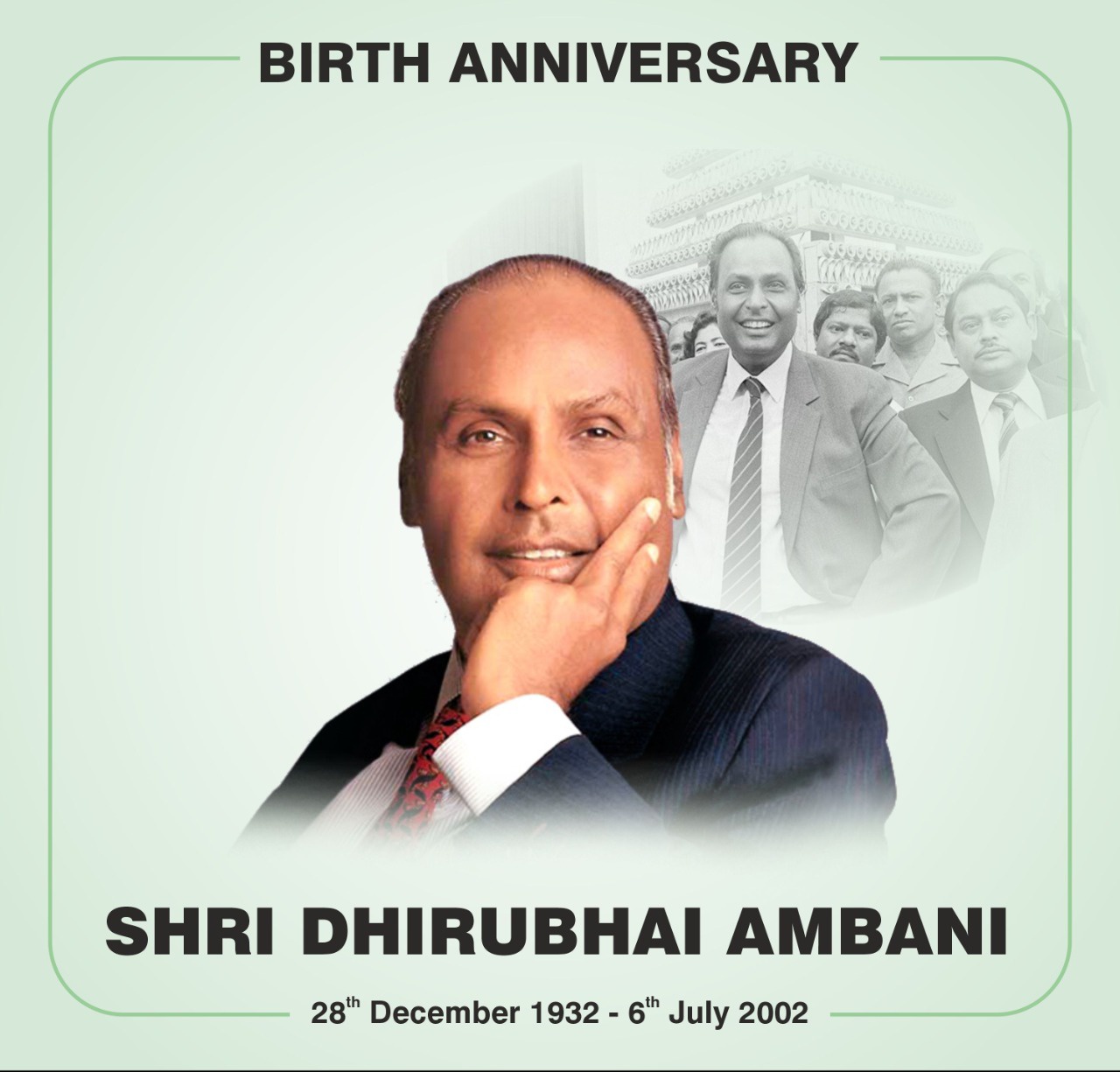 Happy Birthday Dhirubhai Ambani boss 