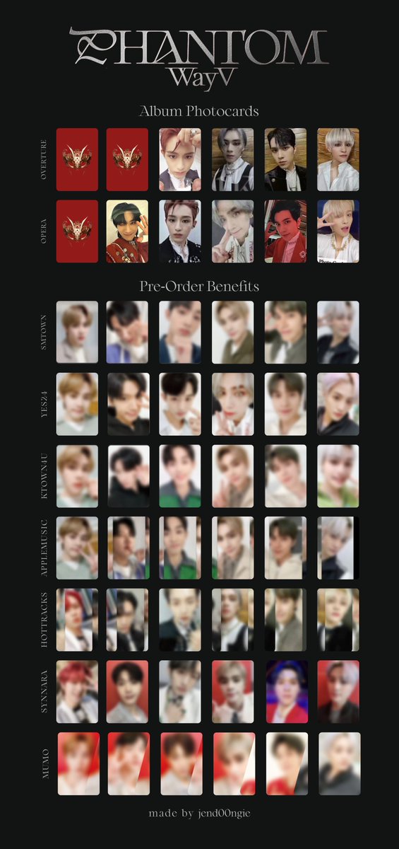 wayv phantom photocard template ↳ album pcs + pobs ↳ still