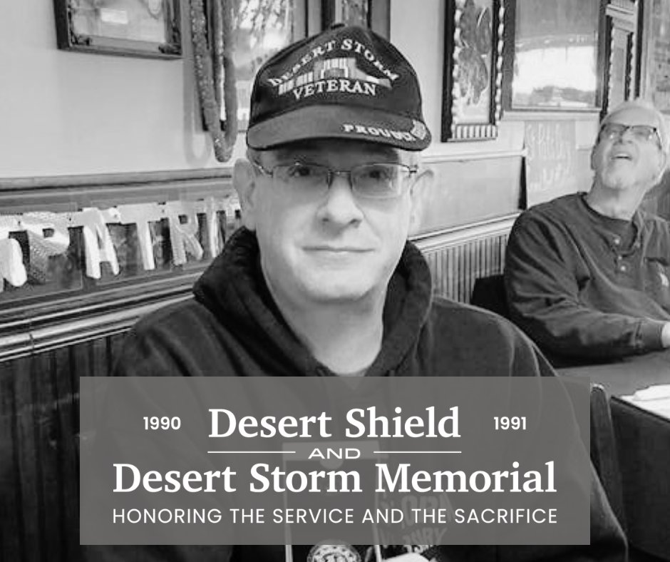 The @DesertStormMeml is deeply saddened to learn of the loss of one of our Desert Storm Veterans.  Matthew Ogrodowski has been a steadfast supporter of our efforts for many years. Our sincere condolences to Matt's family and all our veterans who are mourning the loss of Matt.
