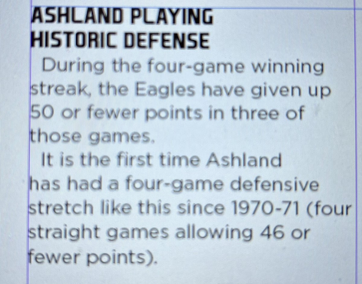 AUDustySloan's tweet photo. #GameNotesTeaser for @AshlandU_Hoops - yes, that’s FIFTY-TWO years ago… 👀 https://t.co/c1G1p0PcGg