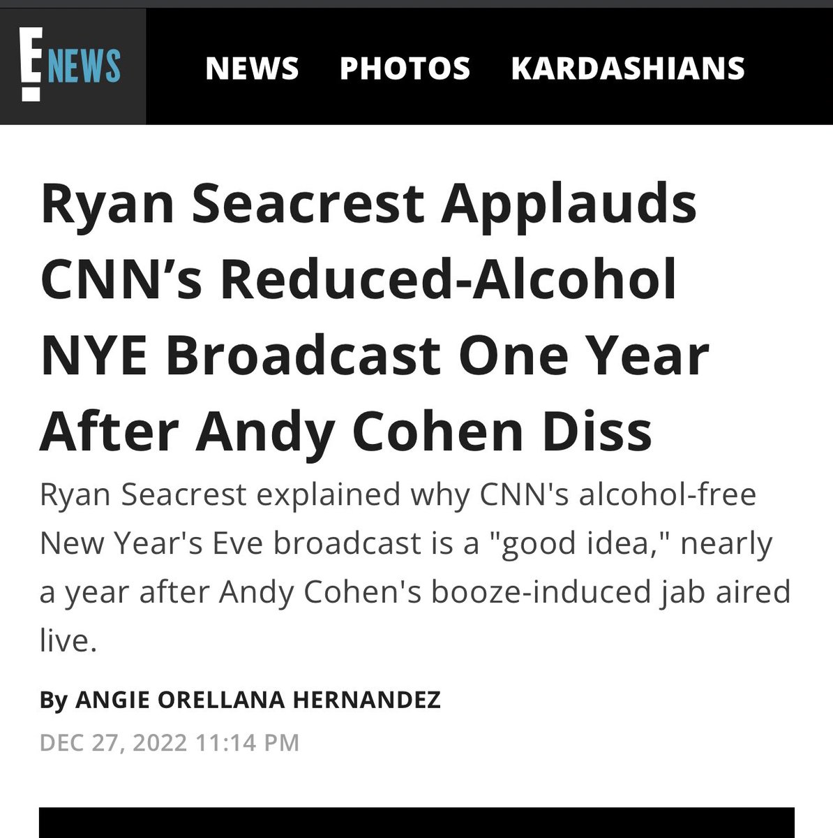 suttonsroller's tweet photo. Today I learned Ryan Secret is mad at Andy 🤭 #cnnnye https://t.co/i3iOlMns4i