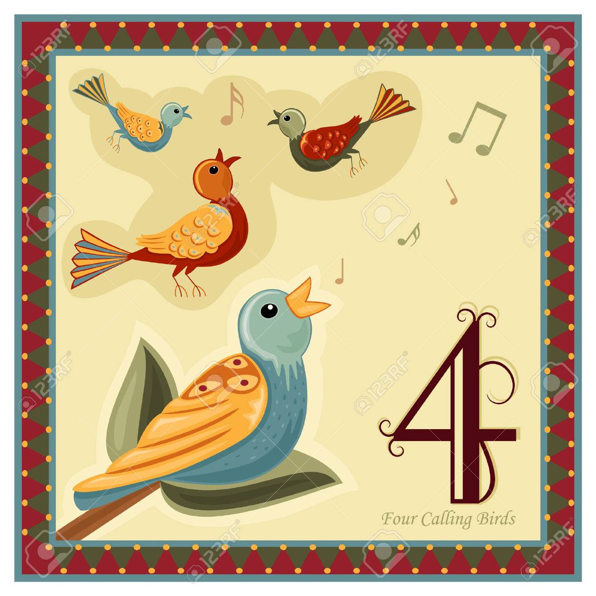 On the Fourth Day of Christmas, My True Love Gave to Me:

Four Calling Birds. 

One of the easiest facets of the song’s code to figure out, these fowl are the four Gospels — Matthew, Mark, Luke, and John.

#fourcallingbirds #twelvedaysofchristmas #eastcoastsanta