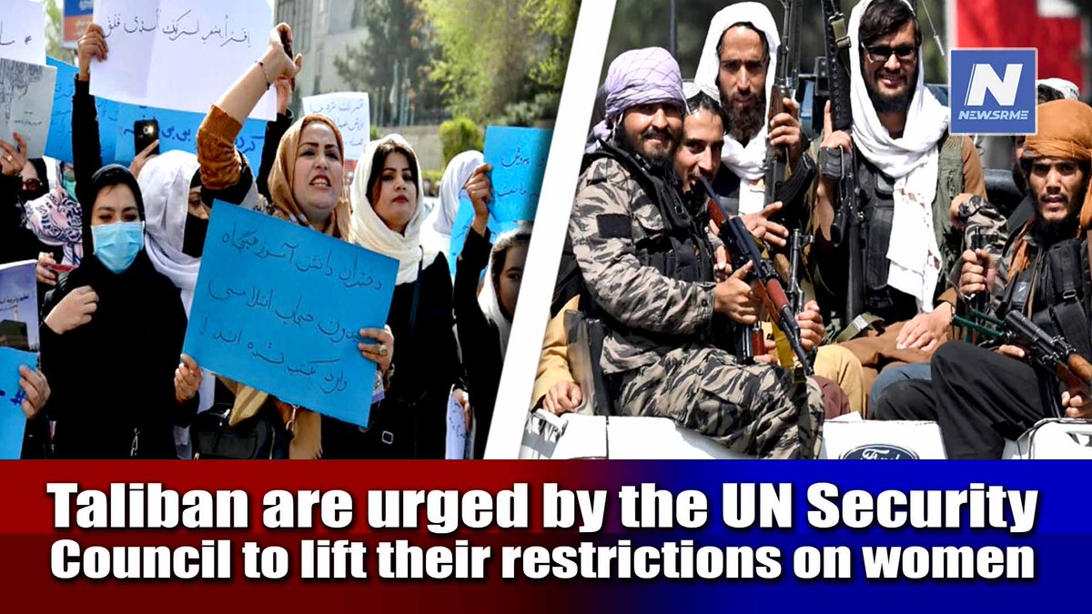 Taliban are urged by the UN Security Council to lift their restrictions on women.

The Taliban government's actions in Afghanistan that the UN Security Council has condemned target women and girls.

Within the last week, the Taliban have outlawed