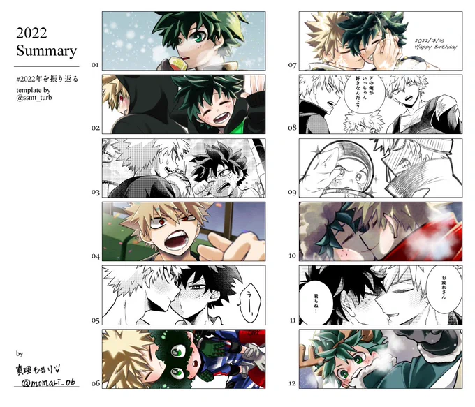 # 2022年を振り返る

ステキなテンプレお借りしました‼️
人生初の振り返りです✊
振り返れる程、毎月🌈描いたの初めてです🤣🤣🤣

いつも❤️‍🔥たくさんありがとうございます🙏🙏🙏 