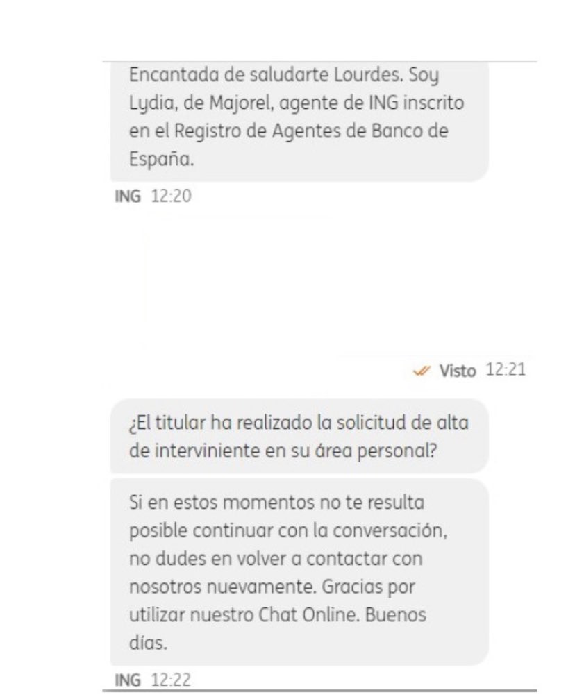 lurfm's tweet photo. @ING_es imposible contactar con vosotros. Habilitáis un chat y en menos de un minuto, sin tiempo de contestar…cortan y a volver a empezar. Tu banco…no banco. Desdeluego el eslogan os viene que ni pintado. https://t.co/j93W4cvx6J