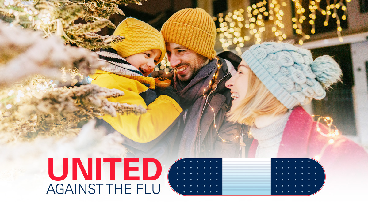 Home for the holiday season? With RSV, the flu and COVID-19 increasing, protect your family by getting vaccinated for the flu, and an updated COVID-19 booster – you can get both at the same appointment!