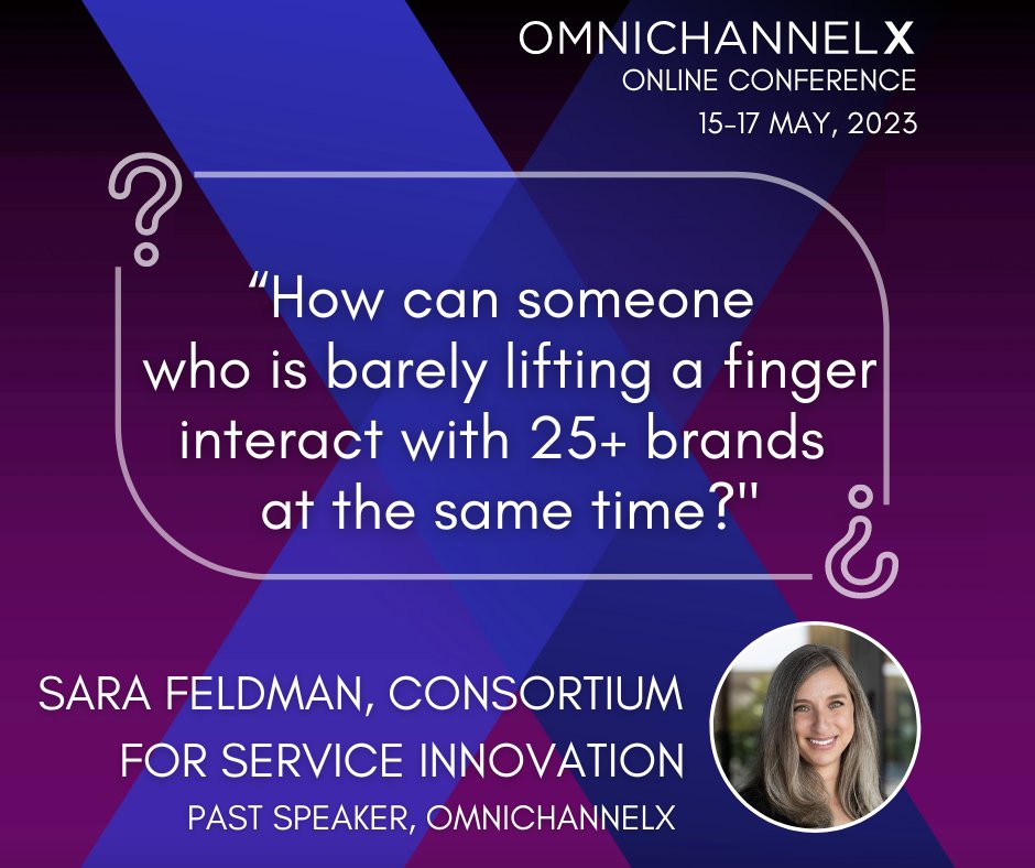 <a href="/Sara_inquirer/">Sara Feldman 🤔</a> of <a href="/CSInnovation/">Consortium for Service Innovation</a> invites us to discuss. 💡
Share your thoughts here and consider joining other thought leaders of the industry and speaking alongside the world’s top brands during OmniXconf 2023 (May 15-17, ONLINE): bit.ly/3hda1vw

#content #omnichannel