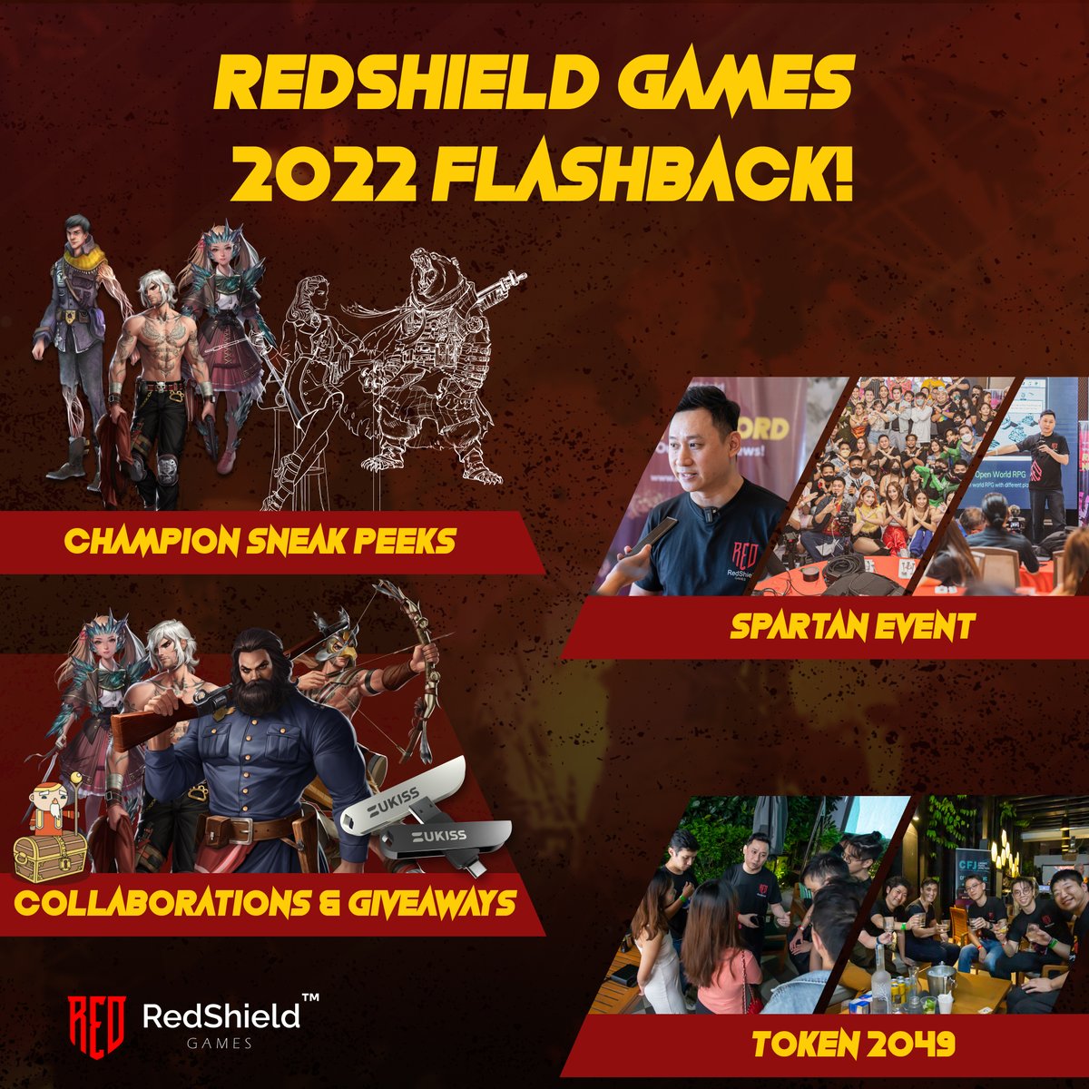 redshield_games's tweet photo. Ah, how far we've come along, Survivors! We're excited about our journey thus far with all of you and anticipate more accomplishments in 2023. So, stay tuned with us next year for more.

#RedShieldGames #cryptoGame #blockchain #Web3 #GameFi #2023 #2022 #achievements #flashback https://t.co/u2OIzlcYM5