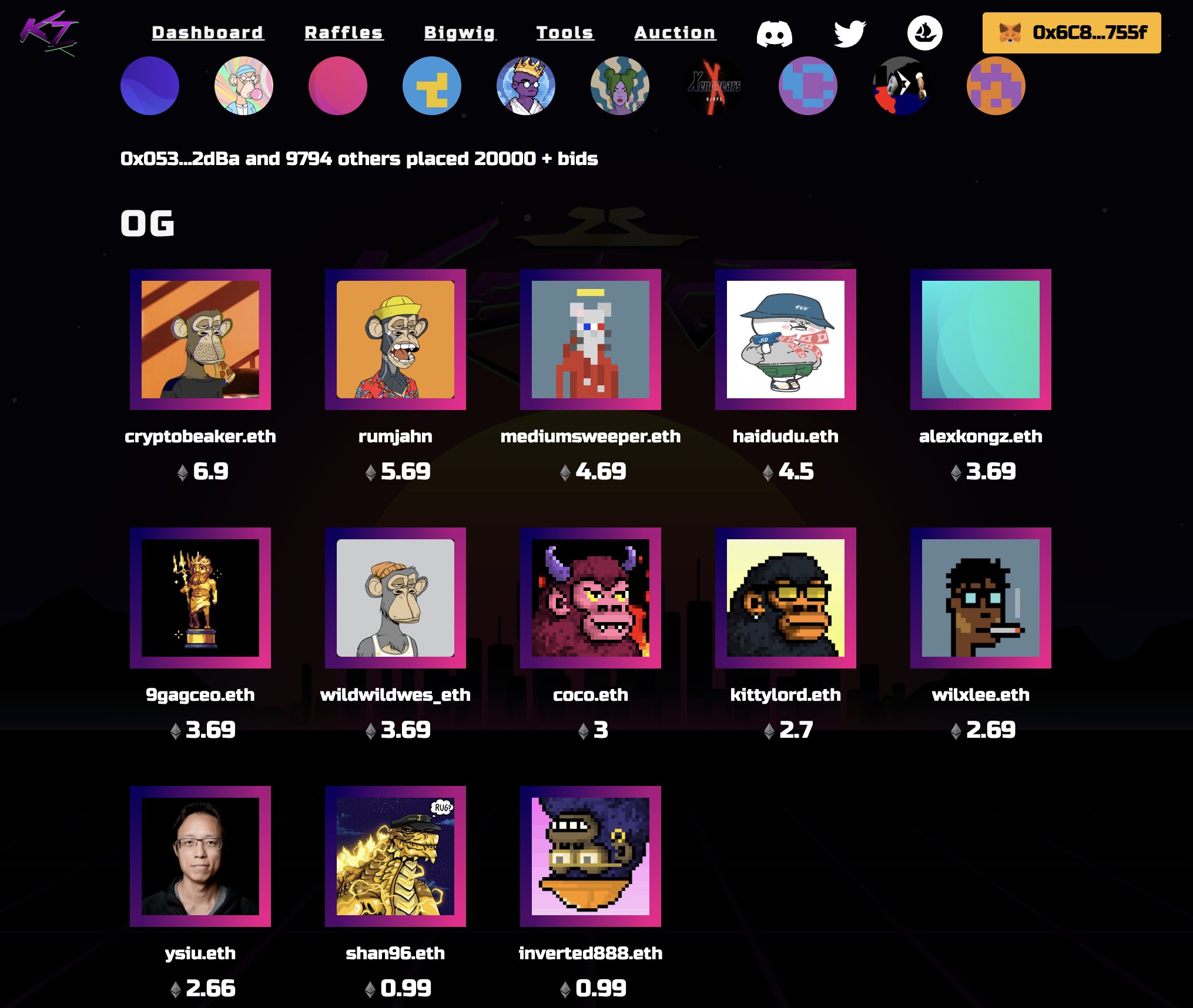 Keungz on Twitter: "Kubz auction final call: 1 hour left https://t.co ...