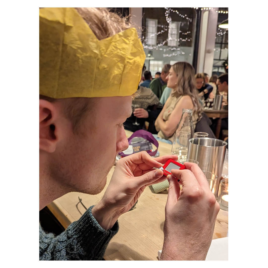 MeredithMole's tweet photo. Hope that everyone has been having a very merry break. Mole enjoyed all the Christmas trimmings at our Christmas party & some ๐secret santa gifts exchanged, includ. a knitted Mole (thanks to talented Charlotte!) ๐๐๐๐ฅ
#teammole #christmasouting #secretsanta #tistheseason https://t.co/8YGtcAw7Rp