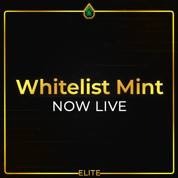 WL Mint now Live!

Mint here: adamant-elite-pass.vercel.app