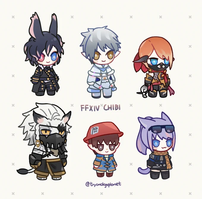 FC Member chibi #FFXIVART 