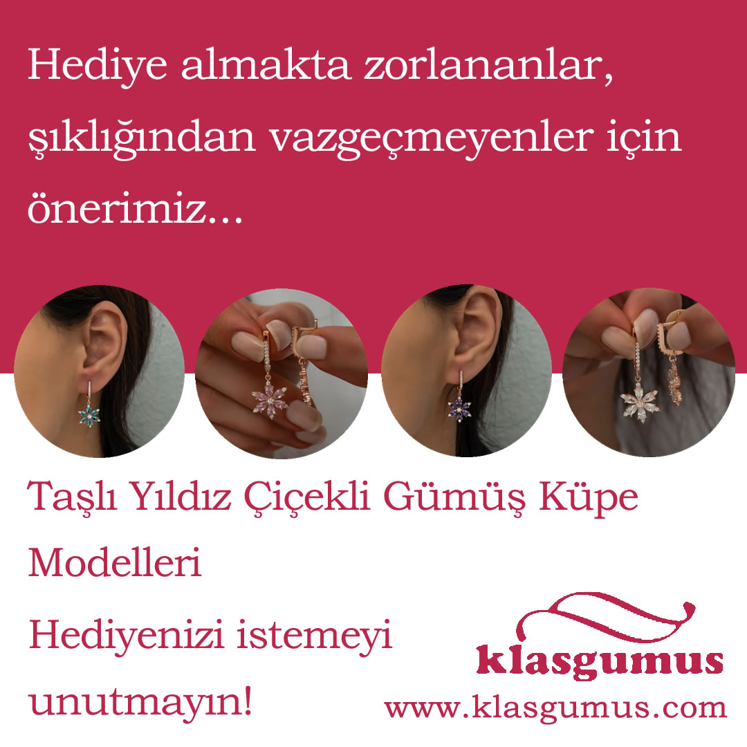 Hediye almak konusunda kararsız mısınız? 

Taşlı yıldız çiçekli gümüş küpe modelleri, usta işçiliği eşsiz tasarımlarla buluşturuyor. 

Yandaki bağlantıyı bit.ly/3VBXL60 tıklayın, 
Sürpriz hediyenizi istemeyi unutmayın....
#taşlıküpe 
#gümüşküpe 
#sevgiliyehediye