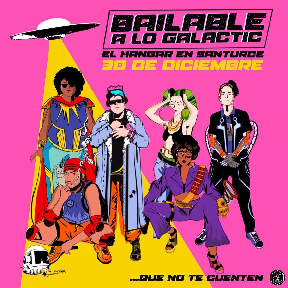 hangarsanturce's tweet photo. Bailable a lo Galactic llegó pa quedarse con to 🔥🔥🔥

Nuestro tradicional bailable de fin de año, no es cosa fácil, de hecho es Justo lo que necesitamos pa purgarnos to lo qué hay que botar antes de cerrar el año. 

#BellaqueoALoGalactic
#BailableDeFinDeAño
#JayaeraCombativa https://t.co/ELgxxZ0cLO